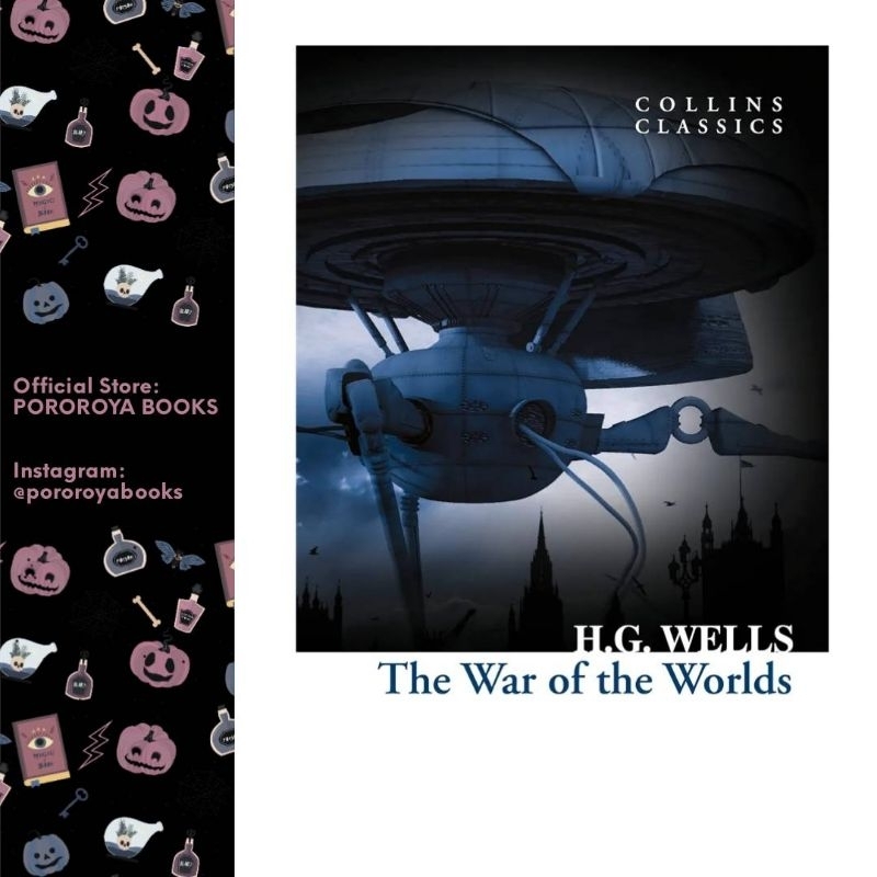 Buku Original THE WAR OF THE WORLDS HG Wells Novel Scifi English Classics ORIGINAL