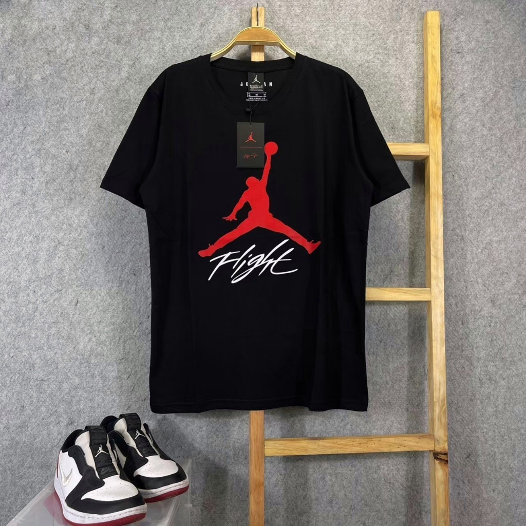 KAOS TSHIRT JORDAN FLIGHT BLACK