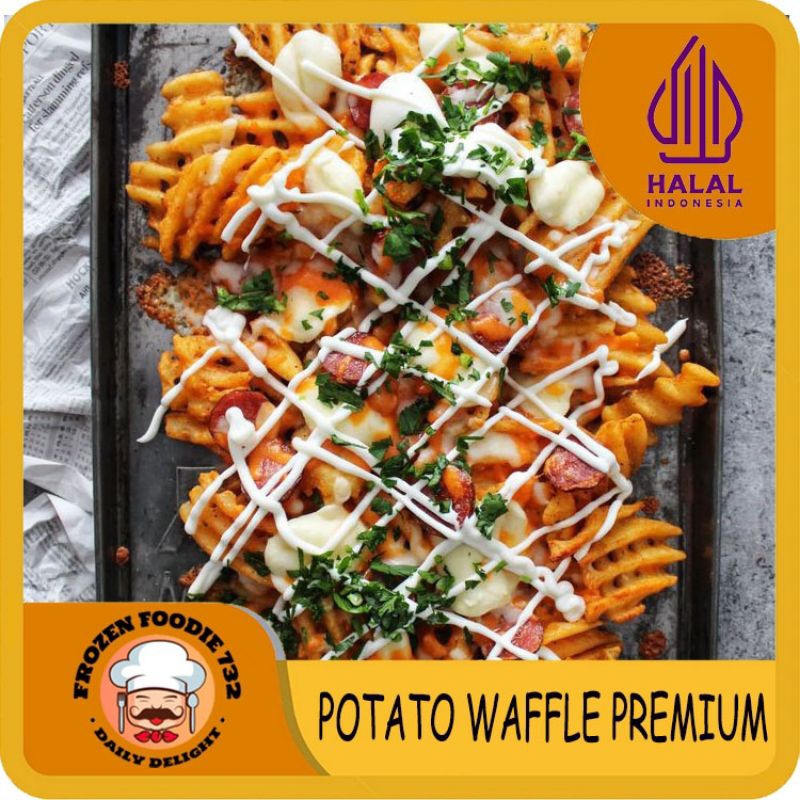 

Potato Waffle / Kentang Waffle Premium 400gram / Wafel Kentang / Kentang Wafel Beku / Wafel Kentang Beku / Kentang Waffle Premium / Waffle Kentang Premium 500 Gr