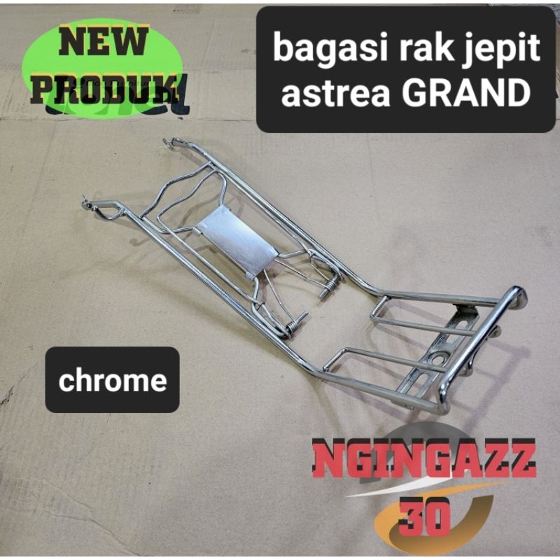 HJK BAGASI TENGAH ASTREA GRAND LEGENDA full besi chrome