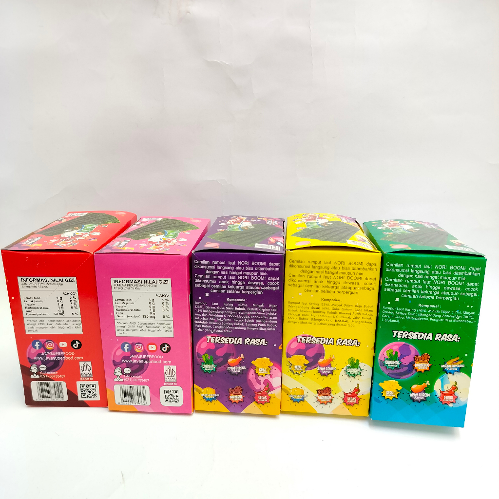 

Gooku 28 Store (Combo Hemat) Noriboom Rumput Laut 1 Karton