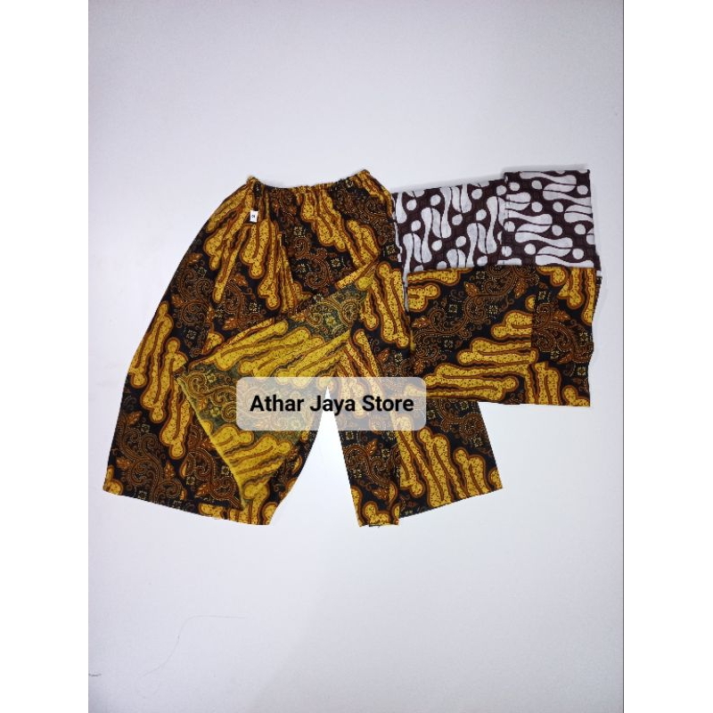 Celana Wiru anak Batik / celana batik / Celana Rok Wiru