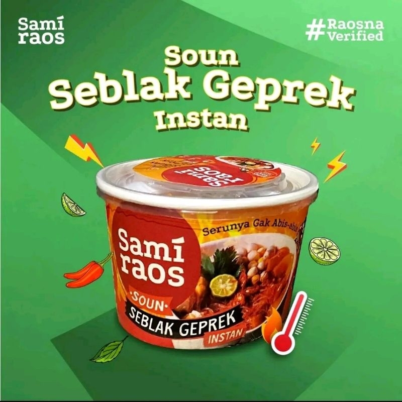 

Soun Seblak Geprek (Sami Raos)