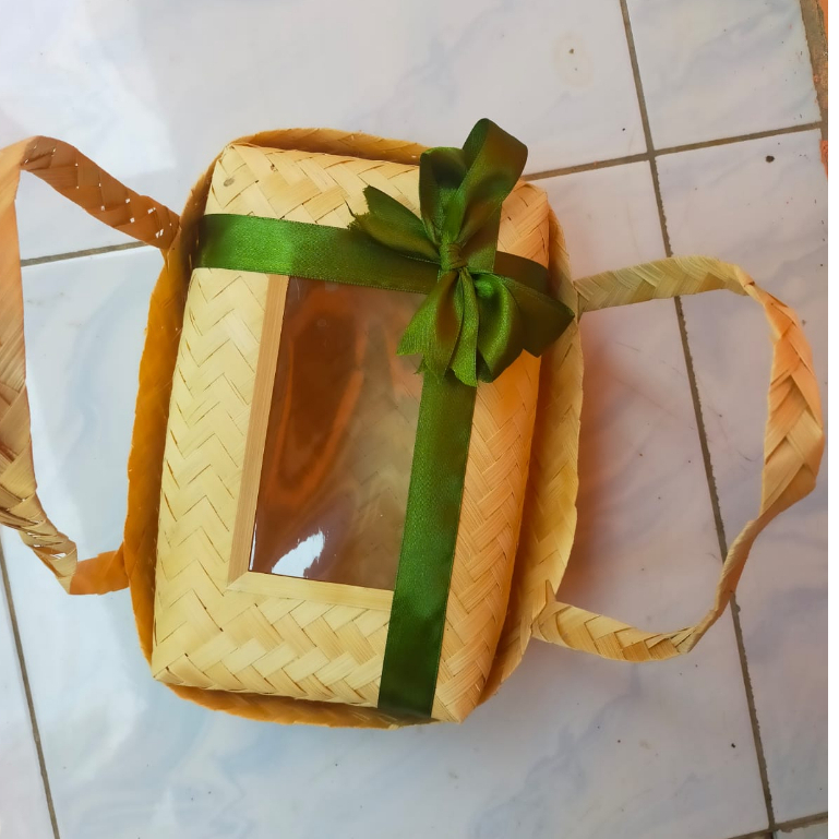 BESEK PANJANG JINJING MIKA 15 X 25 ASLI BAMBU HOME MADE