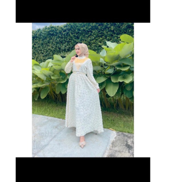 Belvina Gamis Bludru Premium Muslim Panjang  Pesta