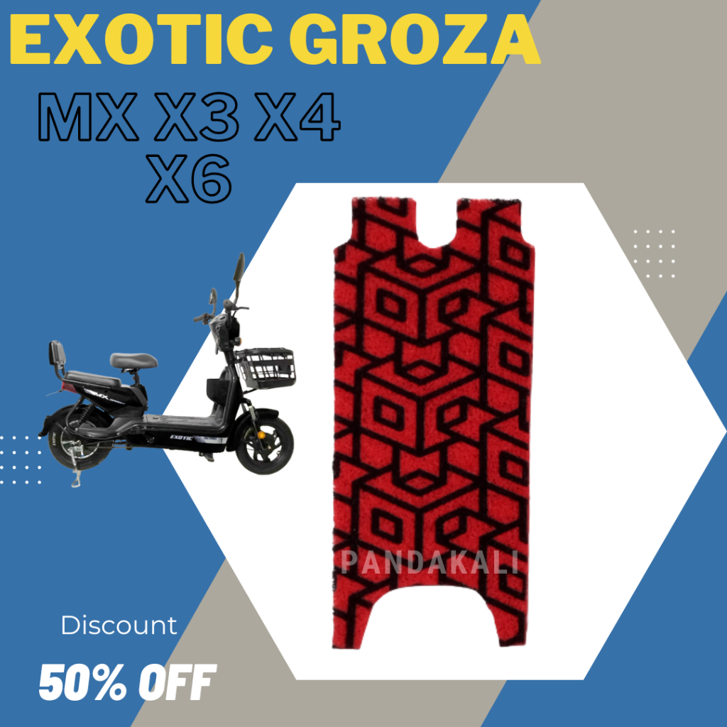 Karpet Alas Kaki Pelindung Aki sepeda motor listrik EXOTIC GODA 140 141 145 146 Printing Series Limi