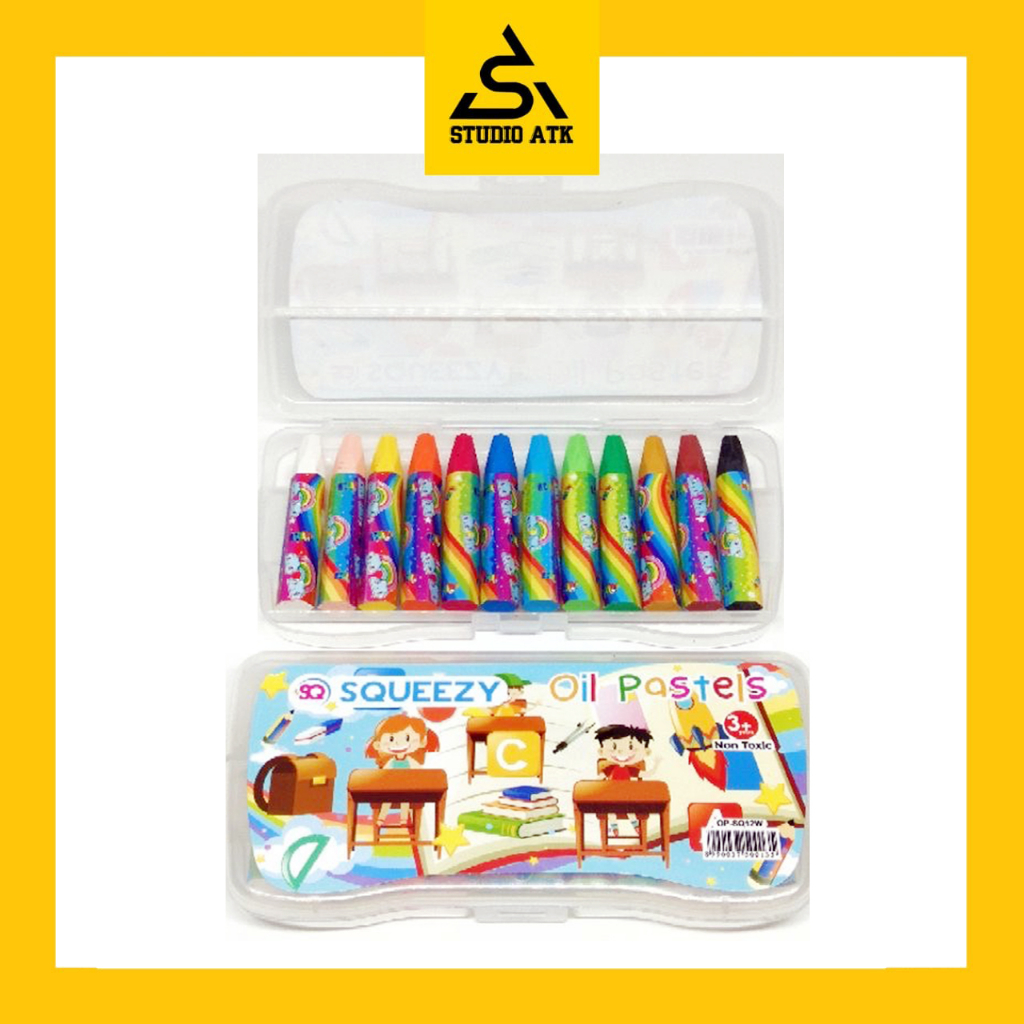 

Crayon SQUEENZY 12 Warna