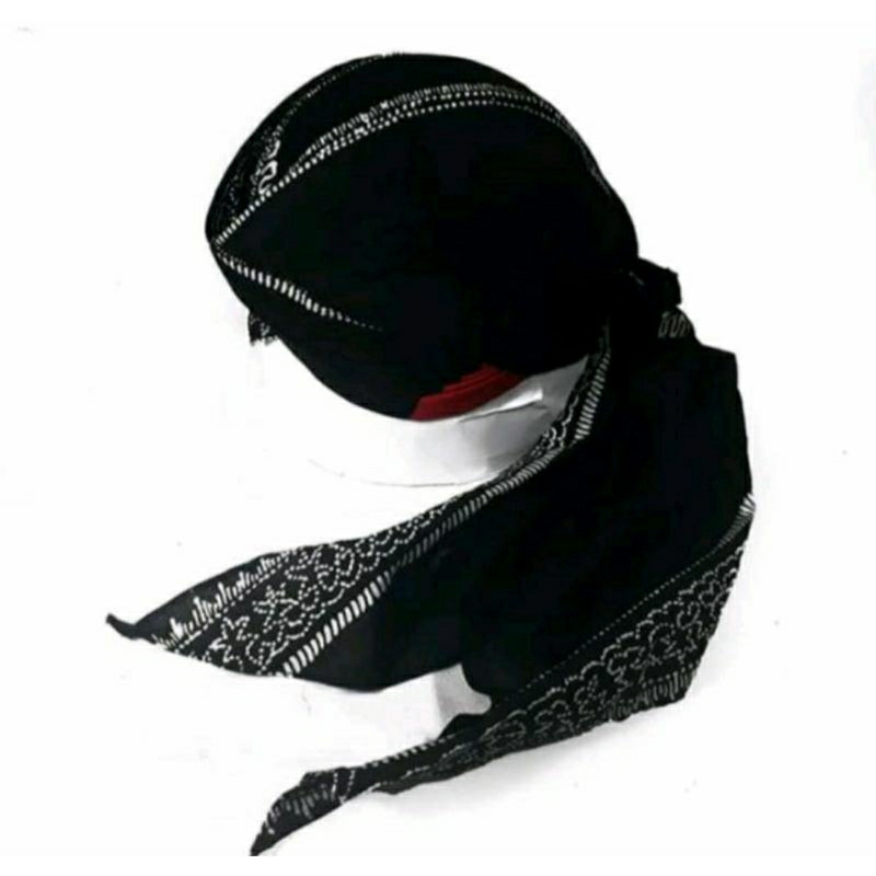 Blangkon Jogja Lipat Motif Wulung Sliwir