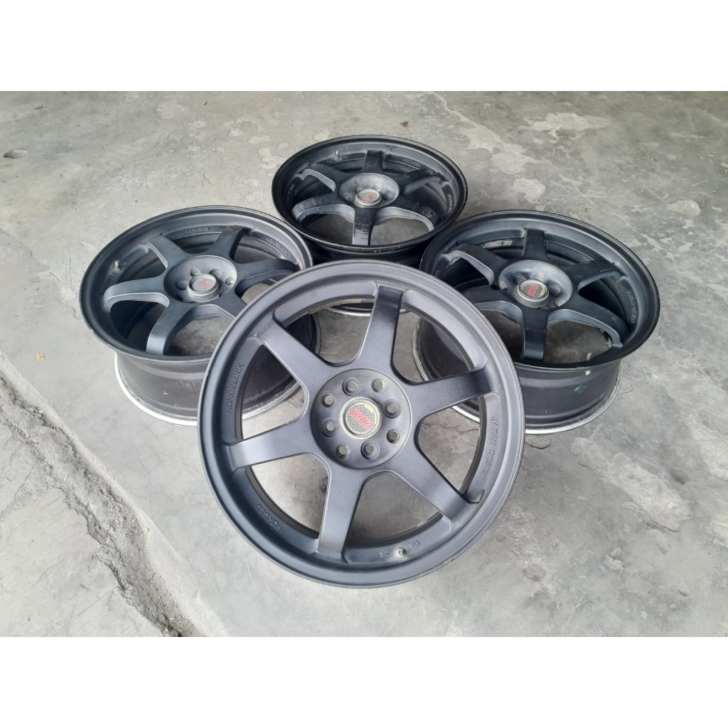 Velg Mobil Racing TE37 R17 Hole 4x100/114.3 Avanza Xenia Livina Galan Raize