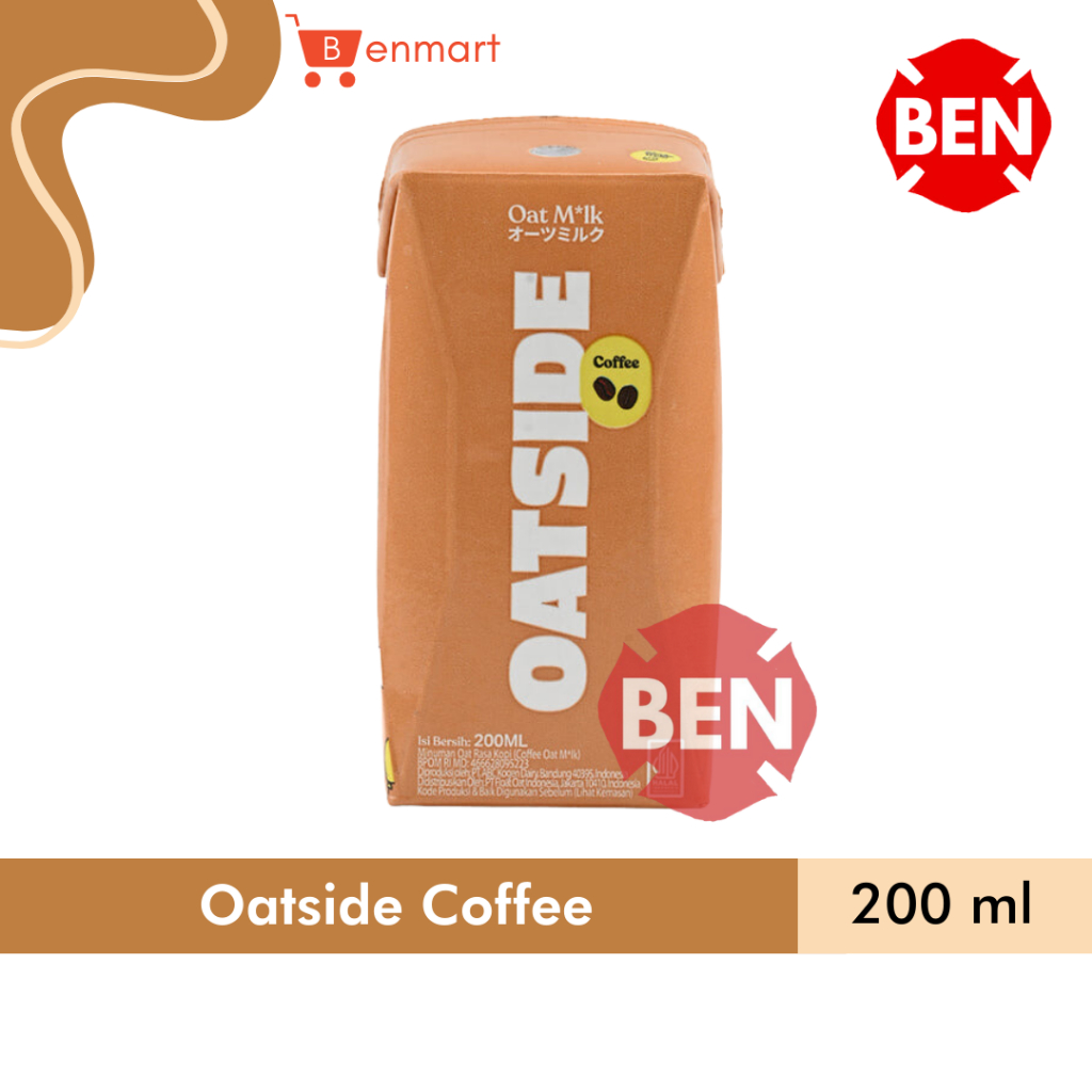 

Oatside Oat Milk COFFEE 200ml 200 ml Susu Mini Kopi Coklat Kecil Dus