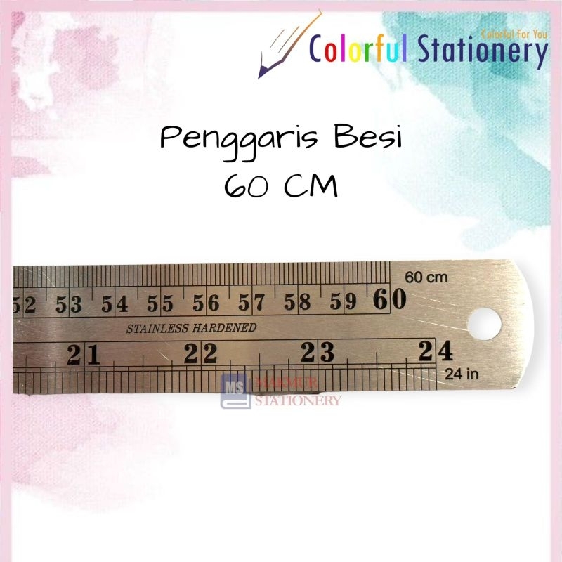 

Penggaris Besi/Mistar Besi Trifelo 60cm