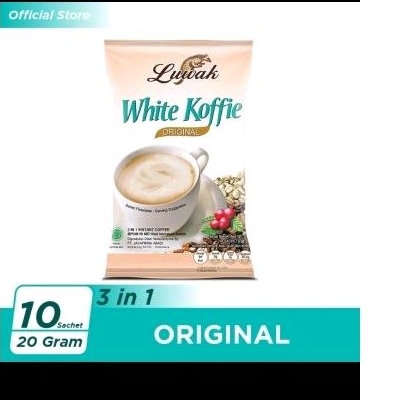 

KOPI LUWAK WHITE COFFE 10PCS