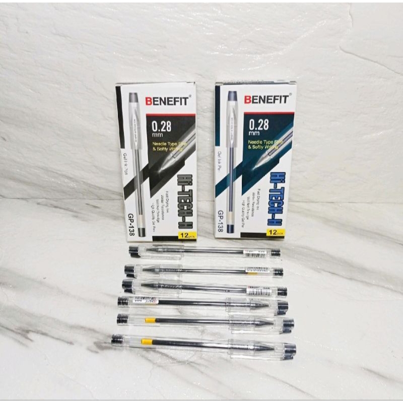 

Pulpen Hi-Tech 0.28 Benefit 1 pak isi 12 PCS