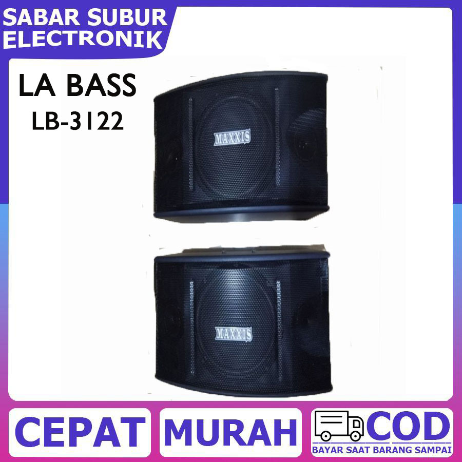 Speaker Indoor LA BASS LB 3122 Ukuran 2x8 Inch