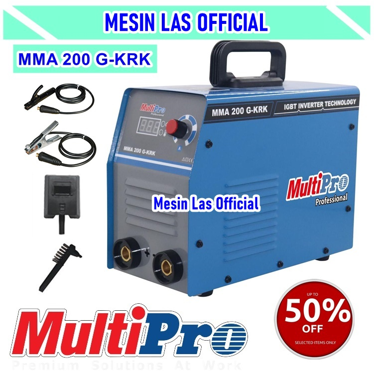 MESIN LAS MULTIPRO MMA 200 G-KRK INVERTER IGBT DISTRIBUTOR MULTIPRO