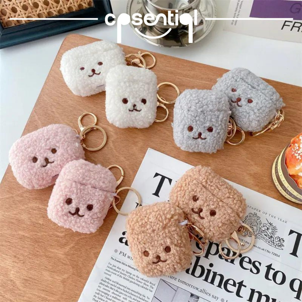 BEST DEALS Case Airpods Fluffy Teddy Bulu Halus Gen 1/2 Gen 3 Gen 4 Pro & Pro 3 Inpods 12 i12