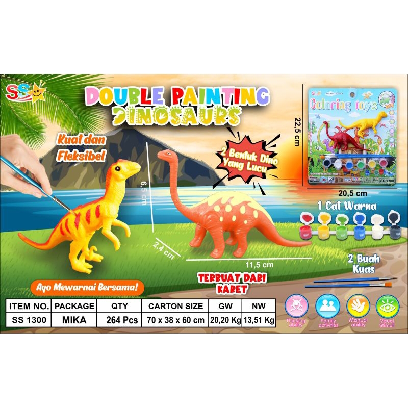 

SS1300 Painting Dinosaurus Random SS 1300
