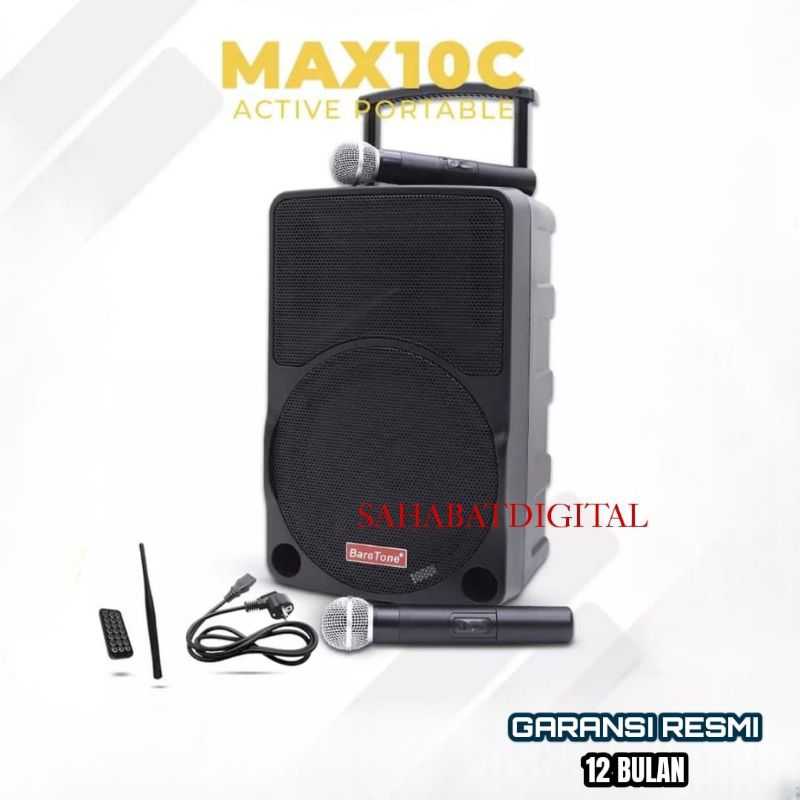 BARETONE - Portable Meeting Wireless Baretone Max10c MAX10C 10 inch