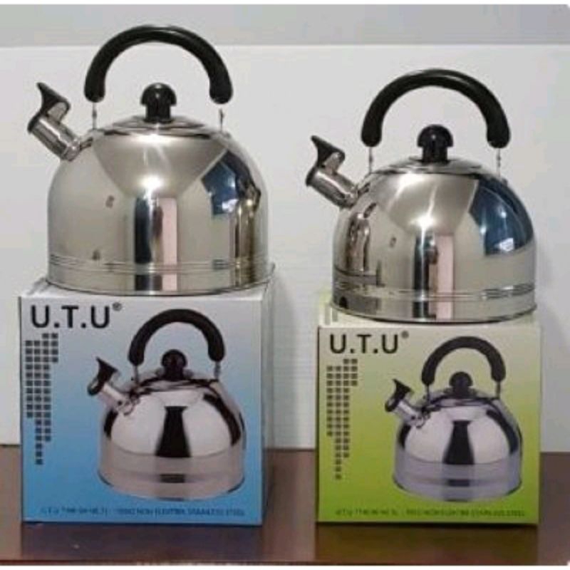 Teko Bunyi Siul 3L 5L & 7Liter UTU Stainless  / Whistling Kettle / Ceret Ketel