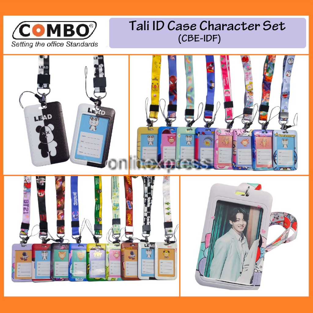 

Tali ID Card Lanyard Karakter / Character Stripe / Name Badge Karakter