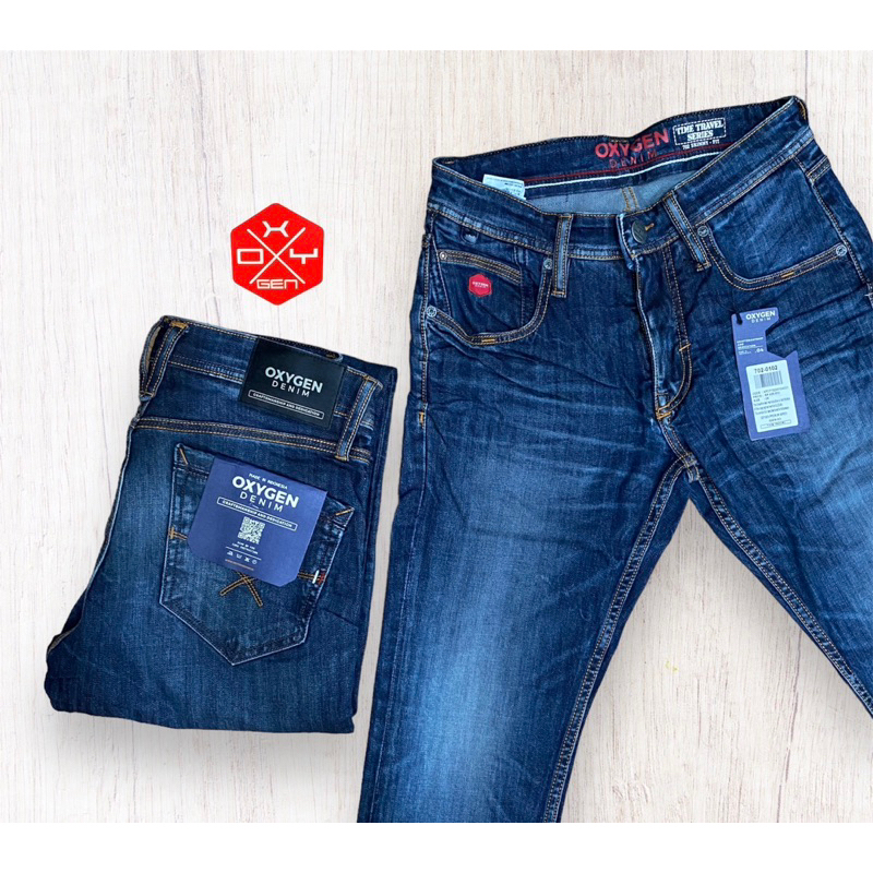 Oxygen Denim 702 Strech Slim Fit Jeans Blue Price :499.900