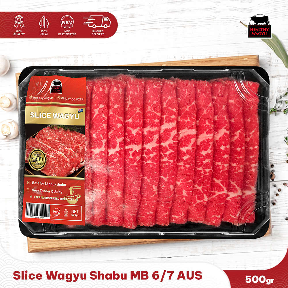 

Slice Wagyu Shabu-Shabu 500gr Healthy wagyu