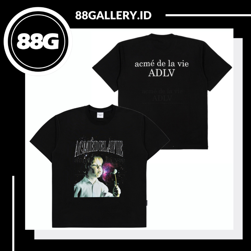 ADLV Baby Boy Dandelion Black Tee