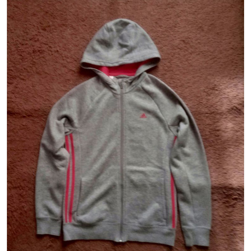 adidas hoodie climalite sweatshirt sweater 3 stripe