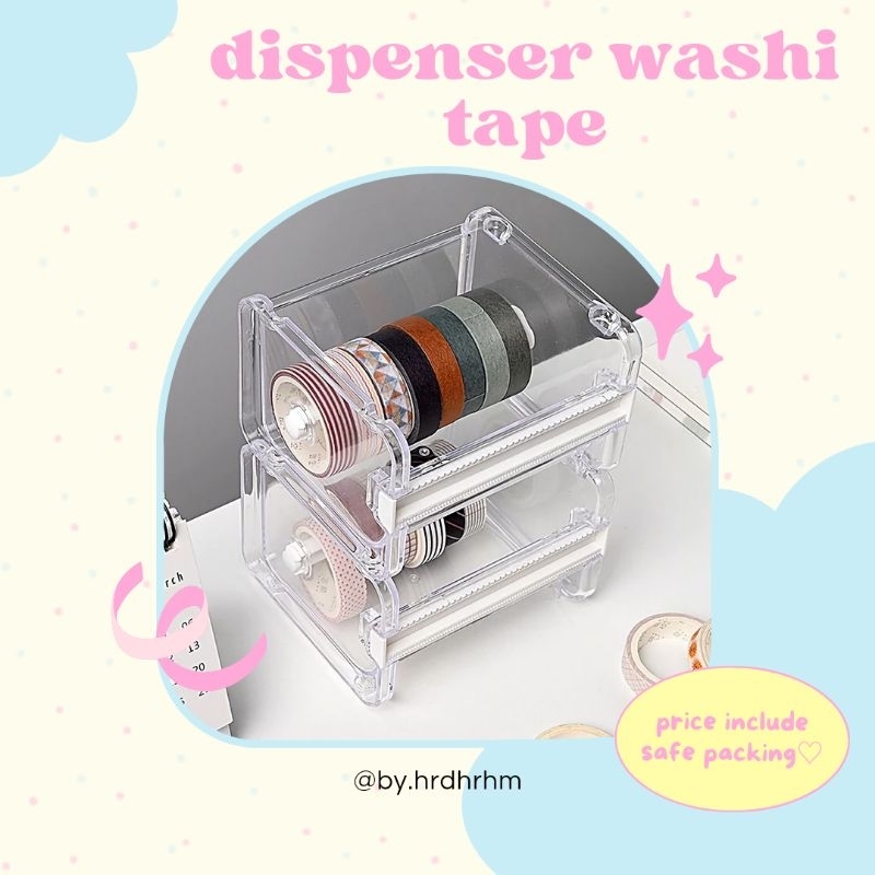 

ready stock - dispenser washi tape cutter washi tape tempat washi tape