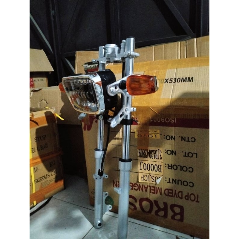 paket set shock shockbeker shock sekok depan Rx King new set daymaker oval set dudukan Kupingan rep 