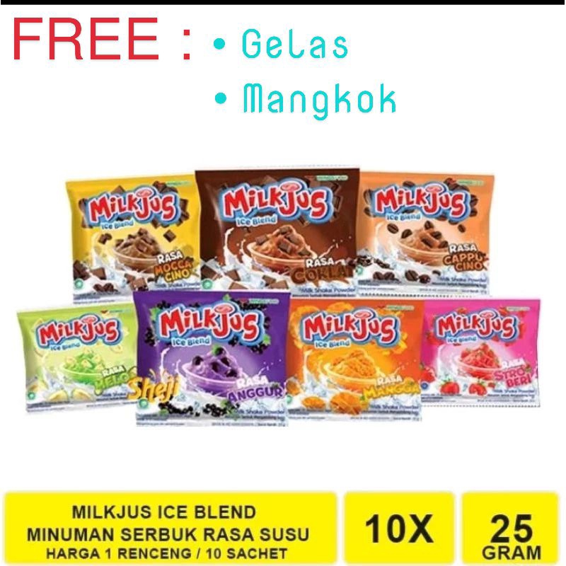 

Milkjus Ice Blend Rasa Cappuccino 25 Gram