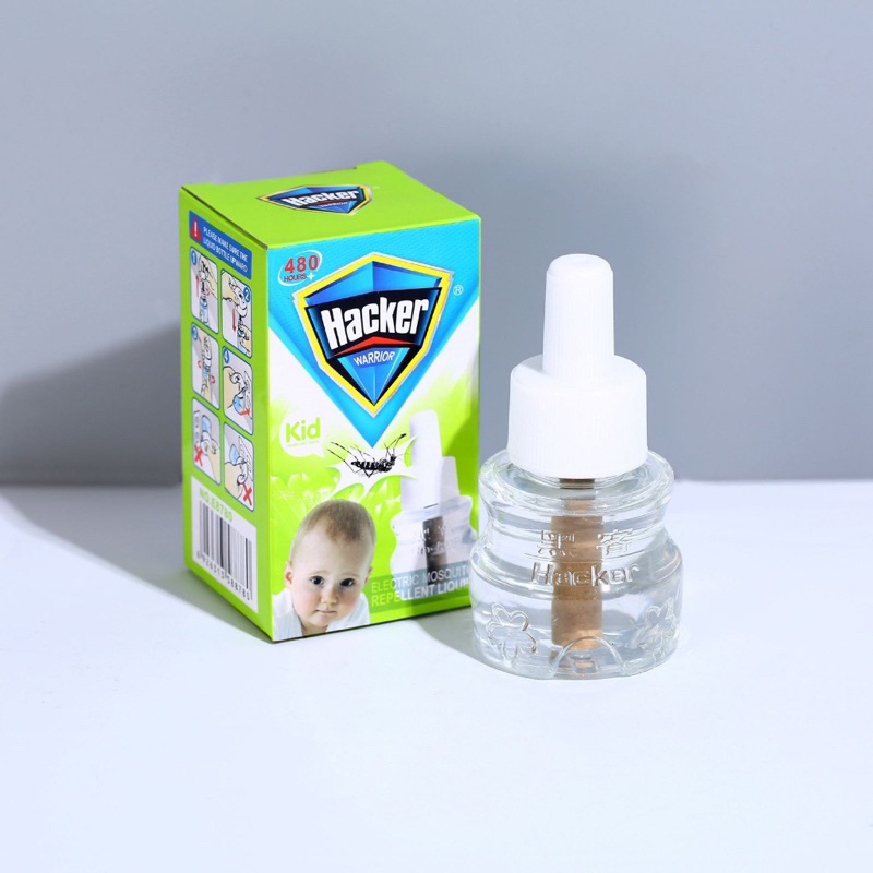 Hacker Oabt Nyamuk Liquid Alat Pengusir Nyamuk Refil Cairan, Aman Untuk Bayi Dan Dewasa
