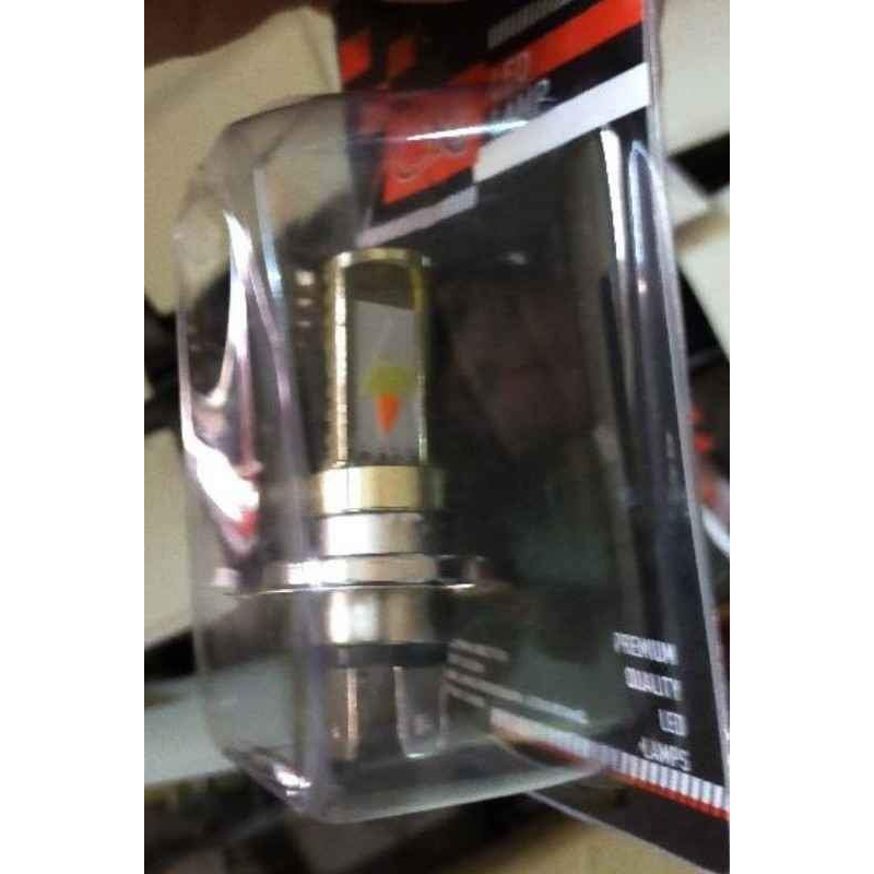 Lampu Utama Depan H4 Strobo Vixion- 3 Warna (Putih,Biru,Merah) Motor Laki