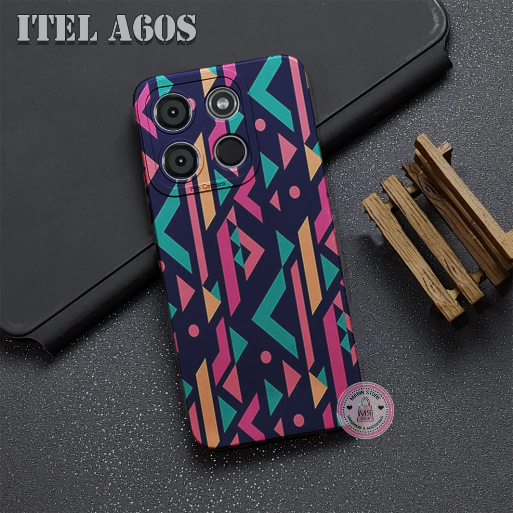 Case Procamera ITEL A60 / ITEL A60S  Silicone TPU Case Sofcase Fashion  CUTE AND KREN  Happy For Typ