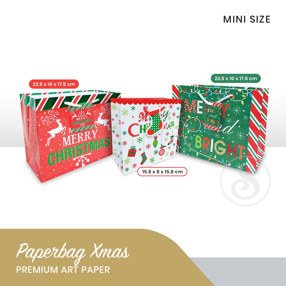 PAPER BAG NATAL / CHRISTMAS PAPER BAG MINI