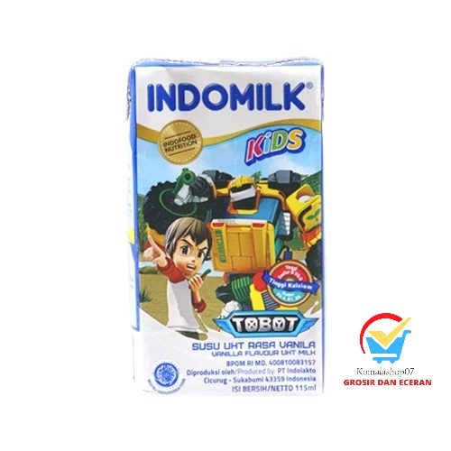 

SUSU KOTAK INDOMILK KID VANILA 115ML UHT FRESH