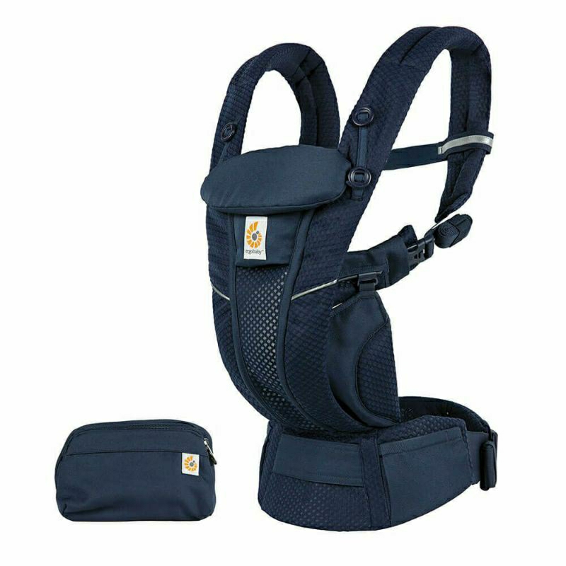 ORIGINAL 100% ERGOBABY OMNI BREEZE BABY CARRIER - MIDNIGHT BLUE