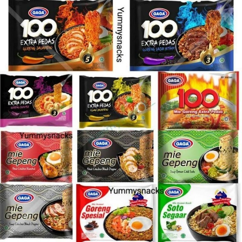

Mie Gaga mix 10pcs