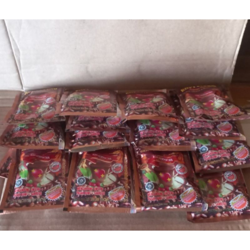 

kopi isi 10 sachet clngee tinggal sedu