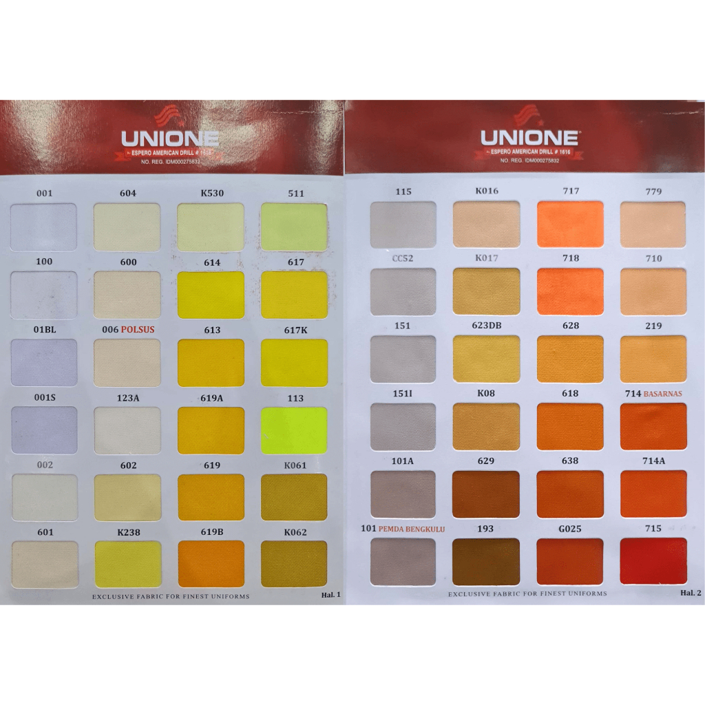 (GROSIR) Kain Drill Unione