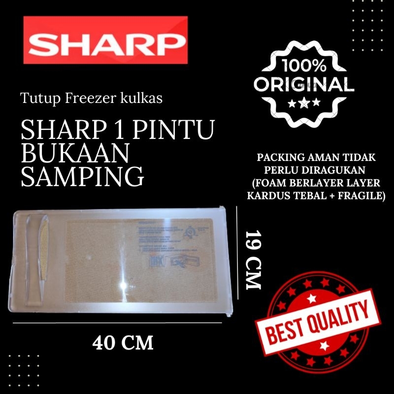 Tutup Freezer Kulkas Sharp Bukaan Samping SJ-M180 SJ-M190 SJ-N181 SJ- N182 SJ-N191 SJ-N192 SJ-X165 S