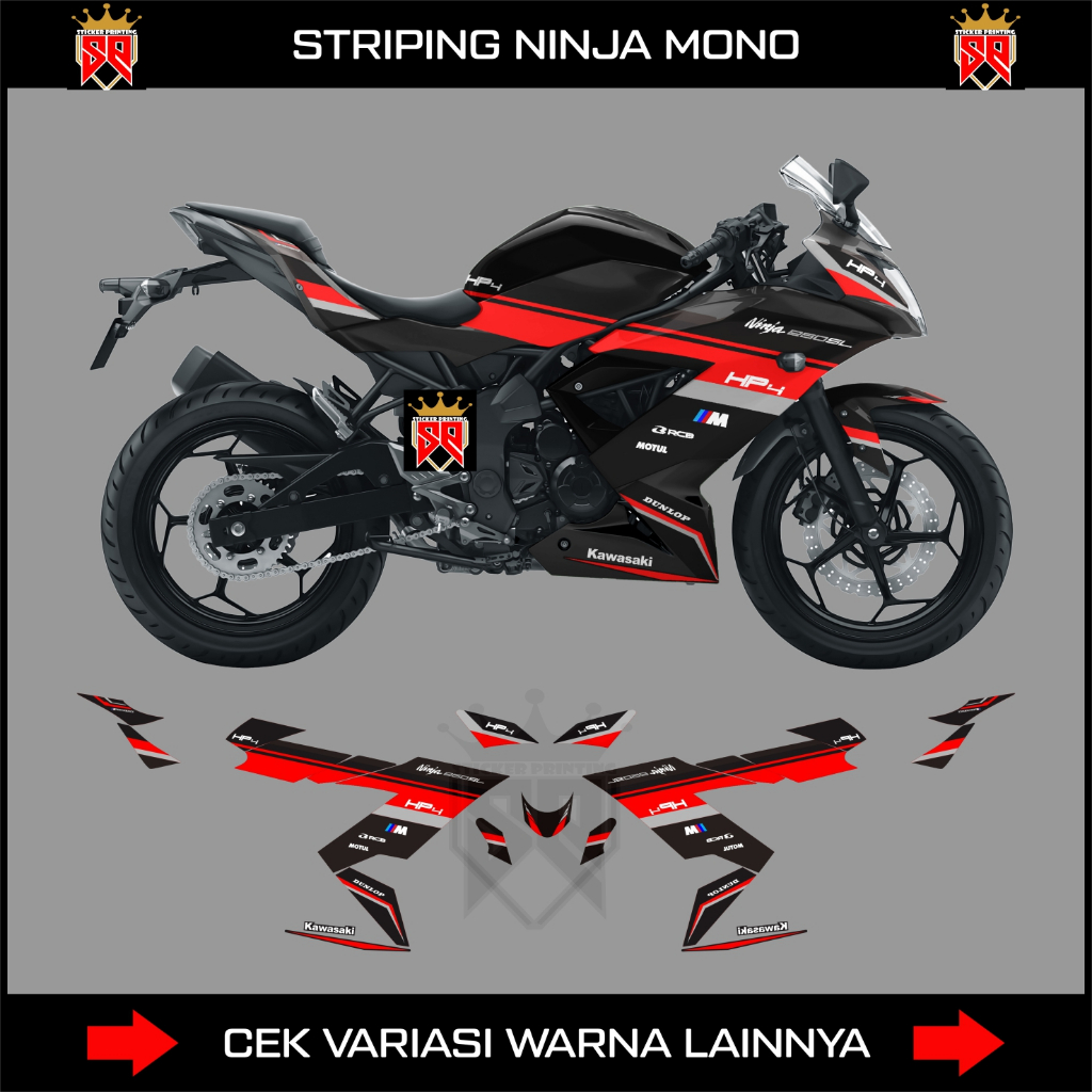 striping/sticker decal NINJA 250 MONO SL/STICKER NINJA MONO 250RR