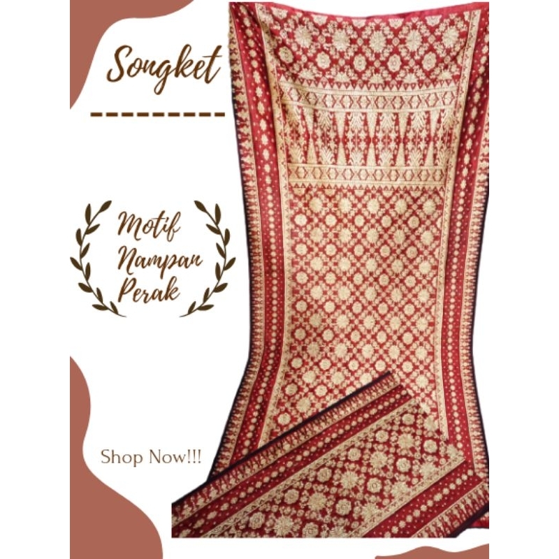 Songket Motif Nampan Perak