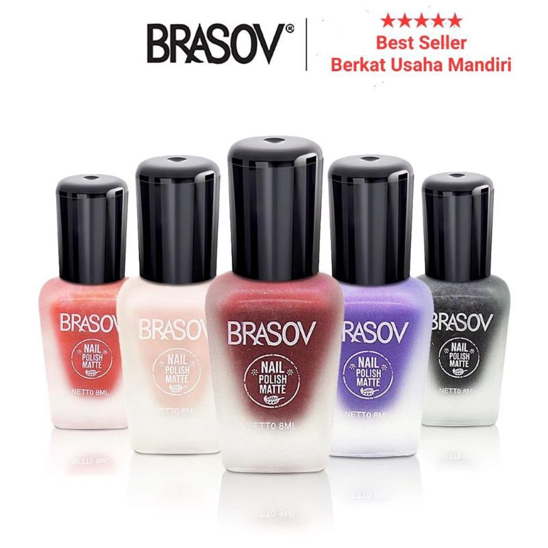 Kutek Matte Brasov  8 ML | Nail Polish BPOM