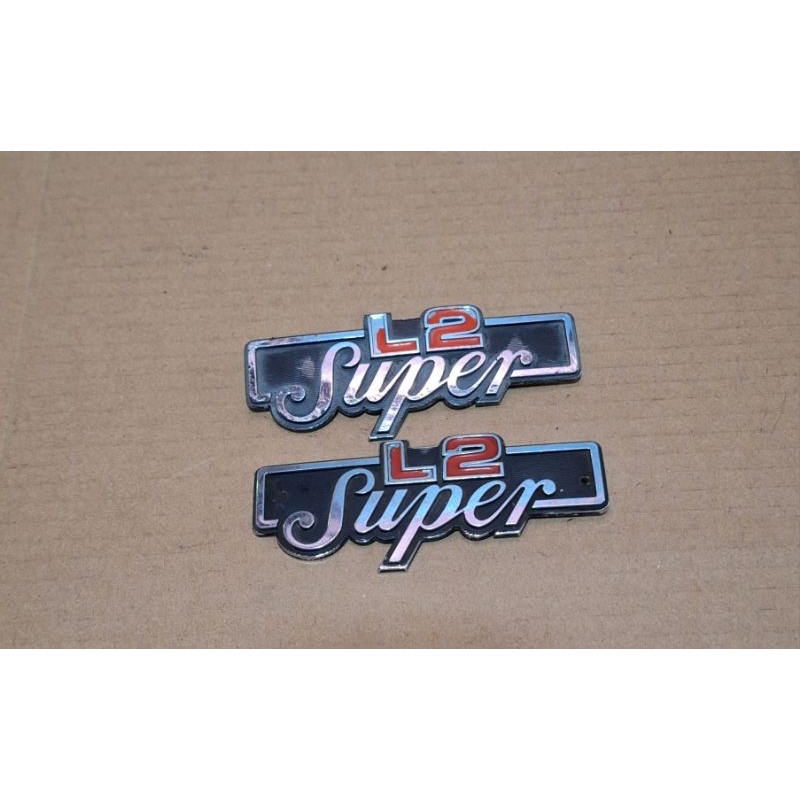 emblem cover aki set Yamaha l2 super original