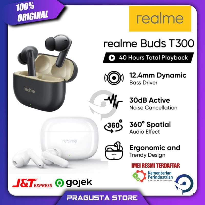 REALME BUDS T300 [Wireless Headset bluetooth] ORIGINAL SEGEL GARANSI RESMI