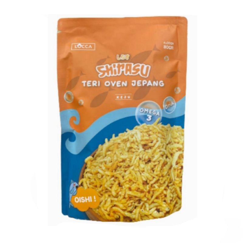 

LOCCA Shirasu Snack Teri Jepang Keju (4 sachet)