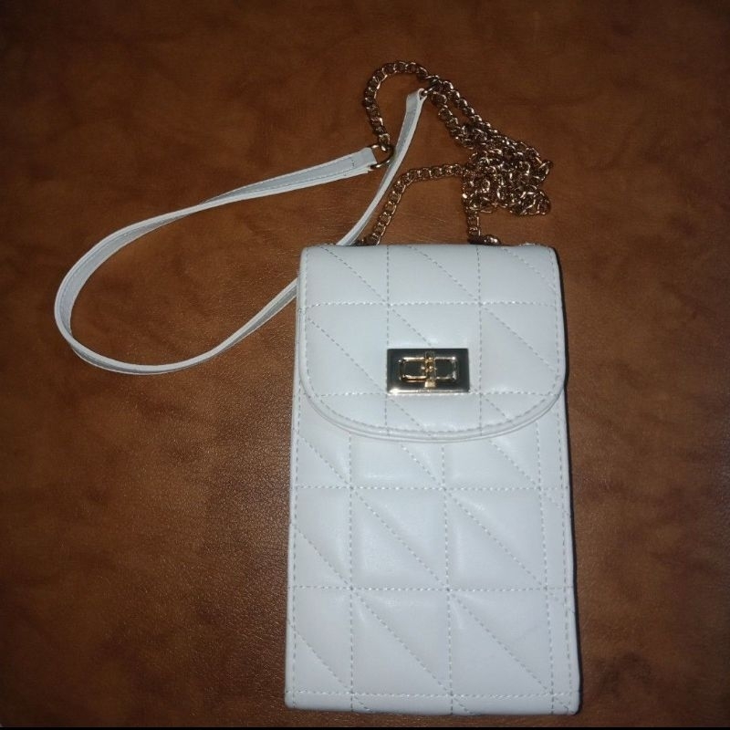 Preloved Phone bag Sally Scarf White