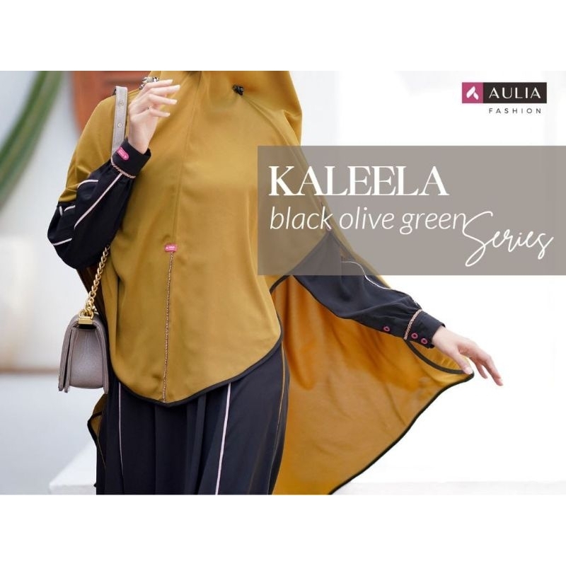 Set Gamis AULIA KALEELA Black Olive
