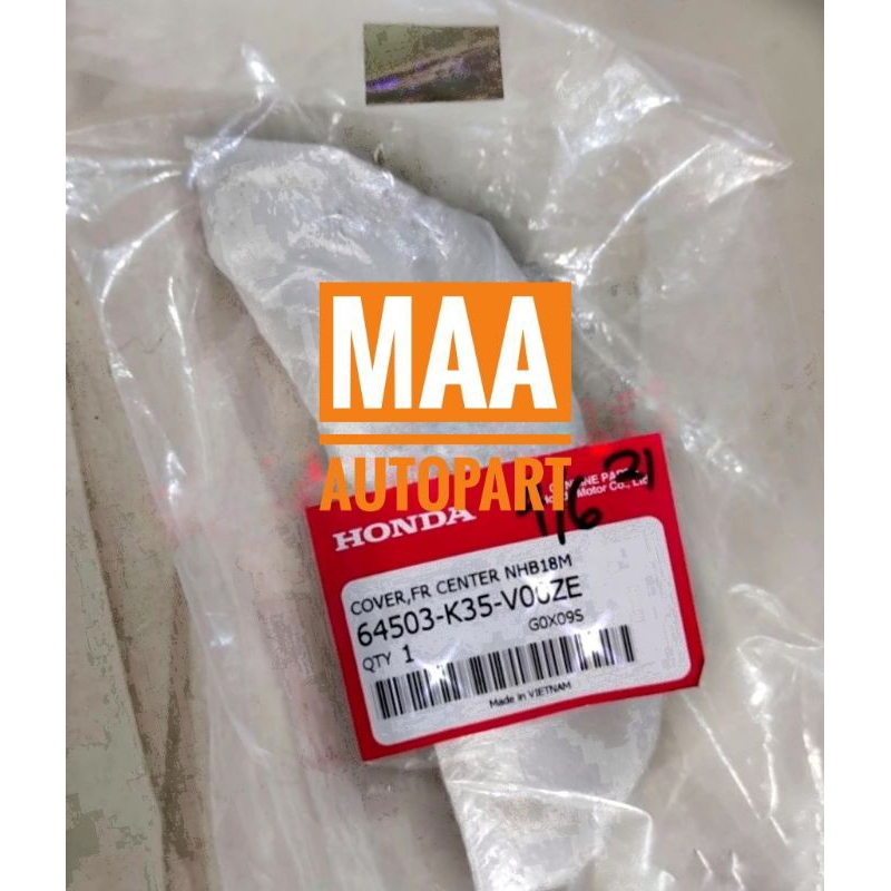 Cover Front Center Dek Dagu Bawah Lampu Depan PCX 150 CBU 2014 2015 2016 2017 Silver Doff 64503K35V0